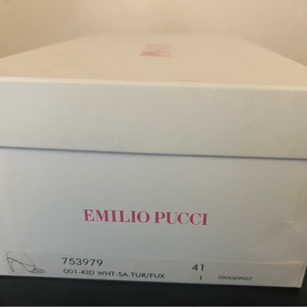 Emilio Pucci High Heeled Sandals Size 41 New in Box - Picture 14 of 16